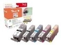 Peach Multi Pack XL 5er-Pack Schwarz Gelb Cyan Magenta Tintenpatrone Alternative zu: