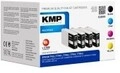 KMP MULTIPACK E220VX 4er-Pack Hohe Ergiebigkeit Schwarz Gelb Cyan Magenta