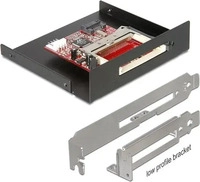 DeLock 91635, Delock Kartenleser 8,9 cm 3,5 Zoll CF I II Microdrive Serial ATA