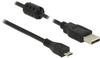 Delock USB-Kabel USB M bis Micro-USB Type B M 2.0 5 m Schwarz (84910)