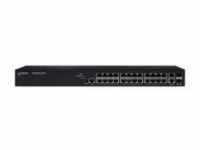 Lancom GS-2326P+ Switch verwaltet 24 x 10/100/1000 PoE+ + 2 x Kombi-Gigabit-SFP an