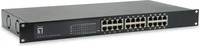 LevelOne GEP-2421W630, LevelOne Switch 24 x 10/100/1000 PoE an Rack montierbar PoE+
