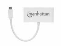 Manhattan SuperSpeed USB-C 3.1 Gen 1 Type-C Hub with Power Delivery 3 x USB + 1 x