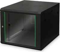 Digitus DN-19 09U-6/6-EC-SW, DIGITUS Wandgeh&auml;use Dynamic Basic Serie 600x600 mm BxT