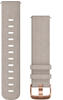 Garmin Quick Release Band Uhrarmband 127 204 mm Suede Gray Rosegold für Forerunner