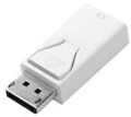 LogiLink Kabeladapter Adapter Digital / Display / Video 19-polig Wei&szlig; 4K DisplayPort
