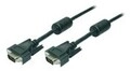 LogiLink VGA-Kabel HD-15 M M 20 m Fl&uuml;gelschrauben Schwarz (CV0018)