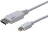 DIGITUS DisplayPort-Kabel Mini DisplayPort M M 3 m 1.1a geformt weiß für Apple iMac