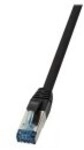 LogiLink Patchkabel CAT6A S/FTP AWG27f. Industrie black 50m Netzwerkkabel CAT 6a SFTP