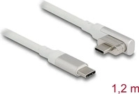 DeLock 86703, Delock Videokabel-Adapter 1.2 m HDMI Typ A Standard USB Typ-C Grau