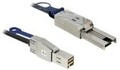 Delock Externes SAS-Kabel SAS 6Gbit/s 4x Shielded Mini MultiLane SFF-8088...