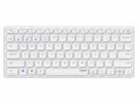 Rapoo Kabellose Multimodus Tastatur E9600M DE-Layout Weiß (00217362)