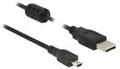 Delock USB-Kabel USB M bis Mini-USB Typ B M 2.0 3 m Schwarz (84915)