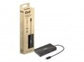Club 3D USB Gen2 Type-C to Dual DisplayPort 4k60Hz 7-in-1 Portable Dock Digital/Daten