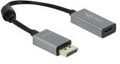 Delock Aktiver DisplayPort 1.4 zu HDMI Adapter 4K 60 Hz HDR Digital/Display/Video