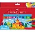 FABER-CASTELL Filzstift Castle 50er Kartonetui B&uuml;rokleinmaterial (554204)