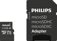 Philips FM51MP45B/00, Philips MicroSDXC Card 512 GB Class 10 UHS-I U1 incl. Adapter