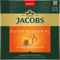 Jacobs Guten Morgen XL Intense, 20 Kapseln Inhalt: 0.114 kg, Grundpreis: &euro;...