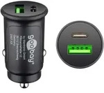 Goobay Dual-USB Auto Schnellladeger&auml;t USB-A und USB-C Power Delivery