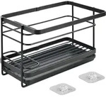 Metaltex Tokyo LAVA Sp&uuml;lbecken-Organizer mit U-Fix Haken Klebehakensystem