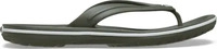 Crocs Crocband Flip Unisex Sandalen olive 39-40 - Herrenschuhe