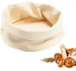 Westmark Brottasche rund 20 x 12 cm hellbeige/beige