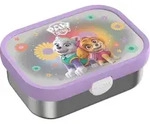 Mepal Campus Brotdose Edelstahl mit Bento-Einsatz und Gabel 750 ml Paw Patrol Girls