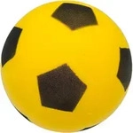 alldoro Schaumstoffball im Fussball Design f&uuml;r Kinder 20 cm gelb