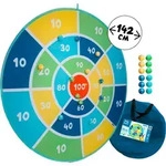 alldoro XXL Dartscheibe f&uuml;r Kinder &Oslash; 142 cm mit 12 Klettb&auml;llen und...