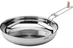 Primus CampFire Edelstahl Camping Bratpfanne 25 cm mit Aluminiumkern und Klappgriff 2