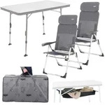 Crespo AL/213-CT Komplettset 5tlg Tisch + 2 St&uuml;hle