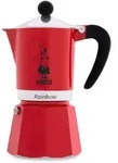 Bialetti Espressozubereiter Rainbow rot 3 Tassen 150 ml