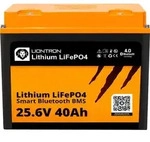 Liontron LiFePO4 Smart Bluetooth BMS Lithiumbatterie 25,6 V 40 Ah