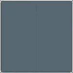 Bent verbindbarer Teppich Zip Carpet 250 x 250 cm Uni steel grey