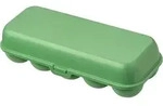Koziol Eggs to go Eierbox f&uuml;r 10 Eier nature leaf