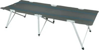 High Peak Toledo XL Camping Faltbett 205 x 78 x 51 cm dunkelgrau / blau - Liegen