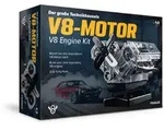 V8-Motor - Der gro&szlig;e Technikbausatz, Motorbausatz im Ma&szlig;stab 1:3