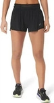 ASICS 2012C858-001, ASICS Metarun Split Laufshorts Damen-Schwarz, Gr&ouml;&szlig;e XL female