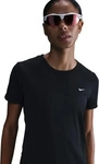 Nike HQ0648-010, Nike Tempo Laufshirt Damen - schwarz, silber, Gr&ouml;&szlig;e S female