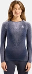 Odlo 196291-21092, Odlo Performance Warm Blackcomb Crew Neck Unterhemd Damen-Grau,