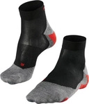 Falke 16729-3010, Falke RU5 Race Short Laufsocken Herren-Schwarz,Hellgrau, Gr&ouml;&szlig;e