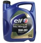 Motor&ouml;l ELF Evolution Fulltech LLX 5W30 5L
