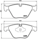Bremsbelagsatz BREMBO P 06 055X, Xtra, Vorne