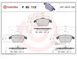 Bremsbelagsatz BREMBO P 85 112, Vorne