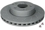 Bremsscheibe ATE 24.0128-0100.1 vorne, bel&uuml;ftet, hochkarbonisiert, 1 St&uuml;ck