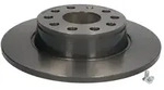 Bremsscheibe BREMBO 08.B413.11, hinten, voll, 1 St&uuml;ck