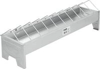 KERBL Futtertrog 50 x 10 cm Metall verzinkt, f&uuml;r K&uuml;ken; H&uuml;hner, 71301