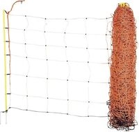 Ako Schafzaun "TopLine Net" 90 cm/50 m, orange, mit Doppelspitze, stromf&uuml;hrend,