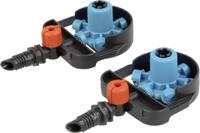 GARDENA Micro-Drip-System 6-Fl&auml;chen-Spr&uuml;hd&uuml;se anthrazit; orange , 13324-20