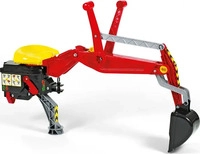 rolly toys 40 932 7, Rolly Toys Anbauheckbagger "RollyBackhoe", 40 932 7 rot